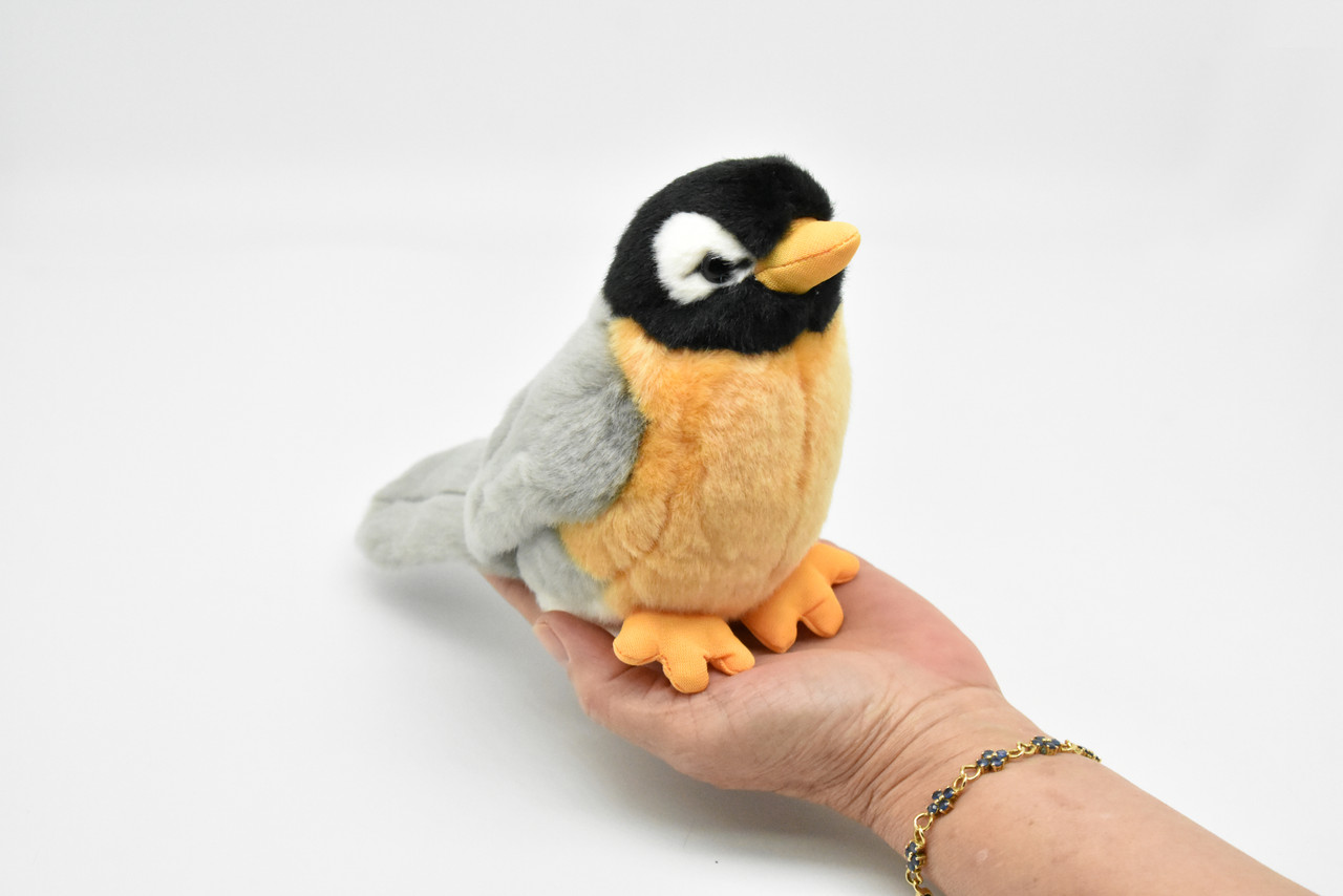 Robin, Bird, Realistic, Lifelike, Stuffed, Bird, Soft, Toy, Educational