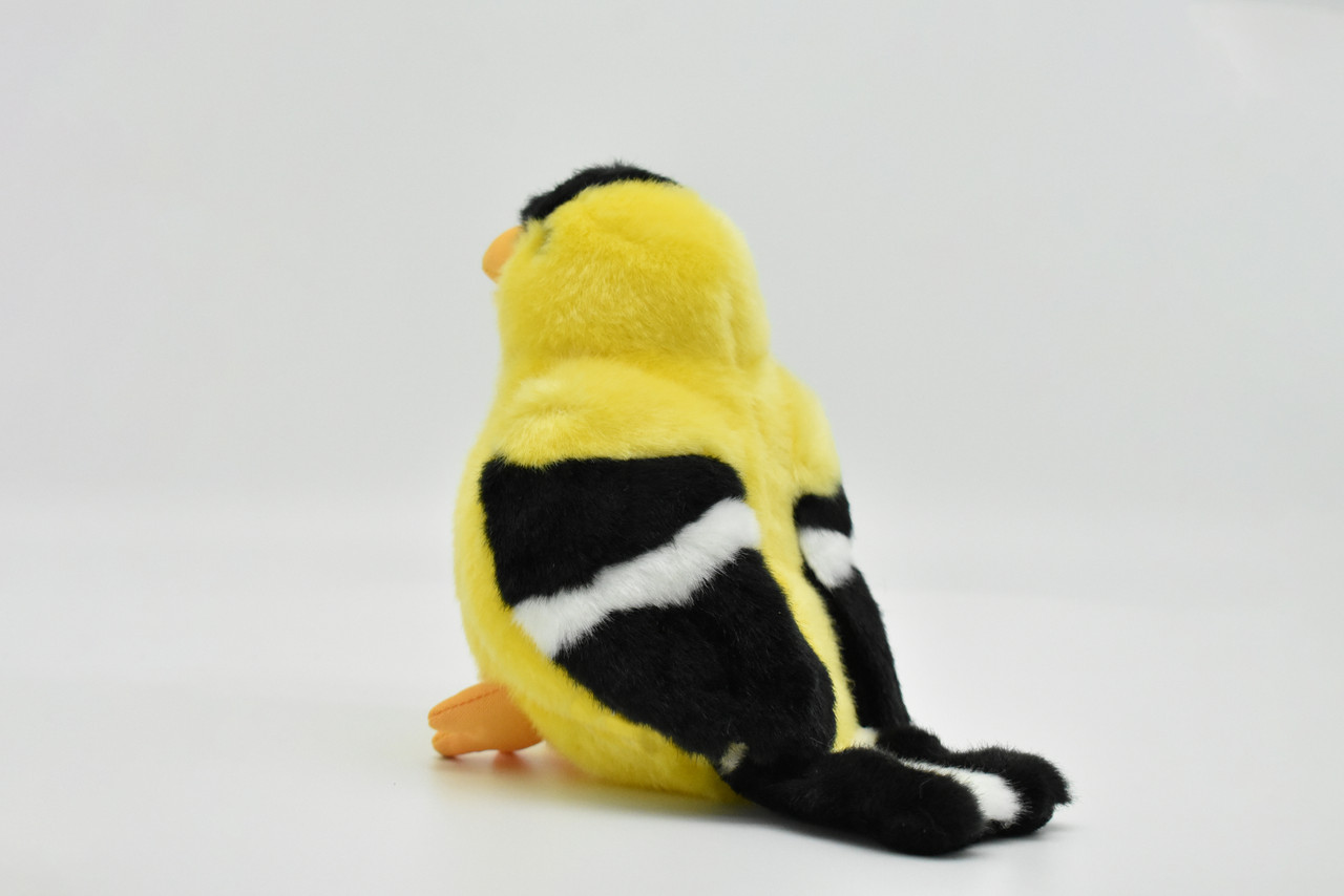 Gold Finch Plush Toy, Realistic Stuffed Animal, Bird, Lifelike, Stuffed Bird, Soft, Toy, Educational, Kids, Gift ,       8"      F4003 BB53 