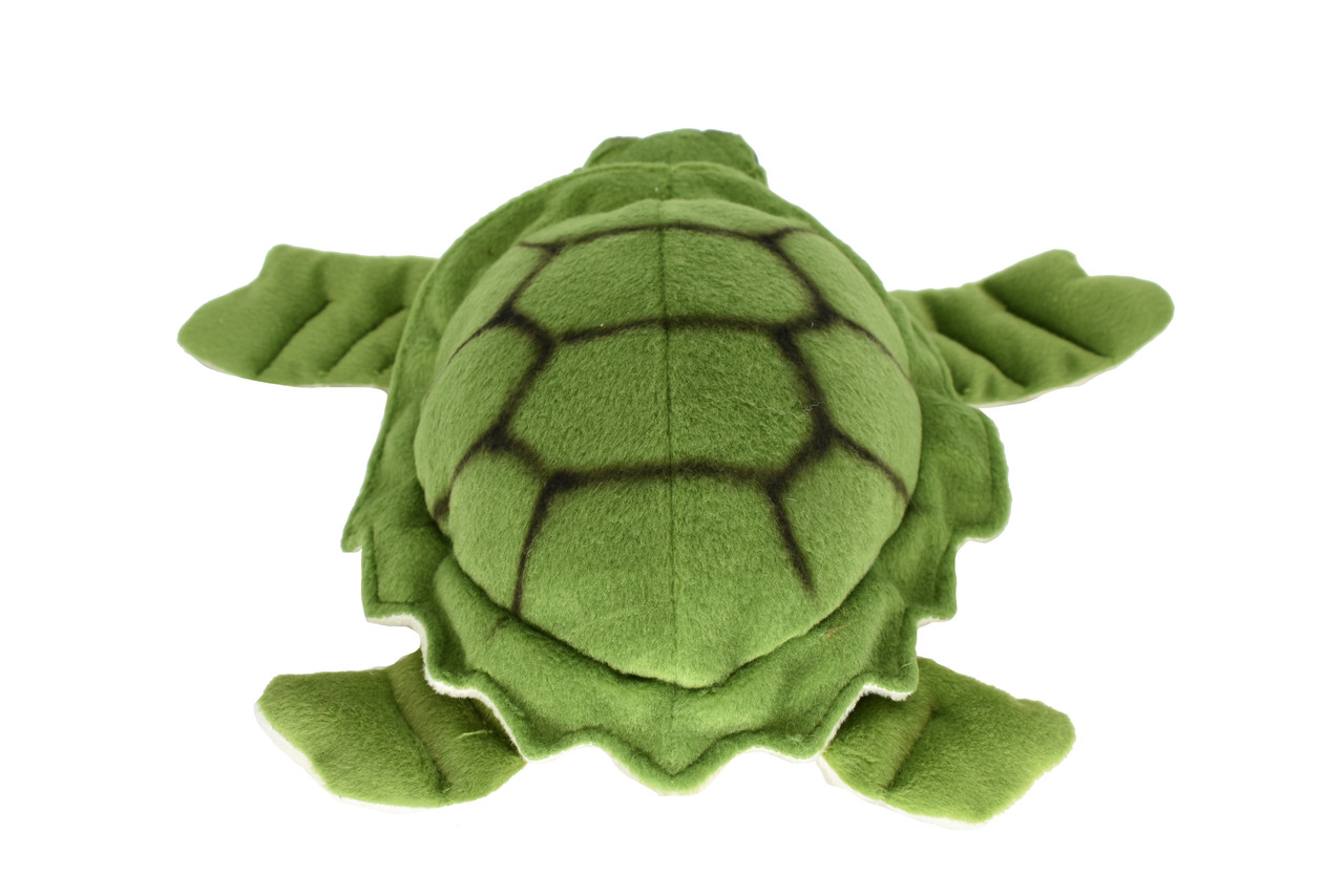 Sea Turtle Plush Toy, Realistic Stuffed Animal, Stuffed Turtle, Educational, Toy, Kids, Realistic Figure, Lifelike Soft Plush Turtle,       12"      F2427 BB52