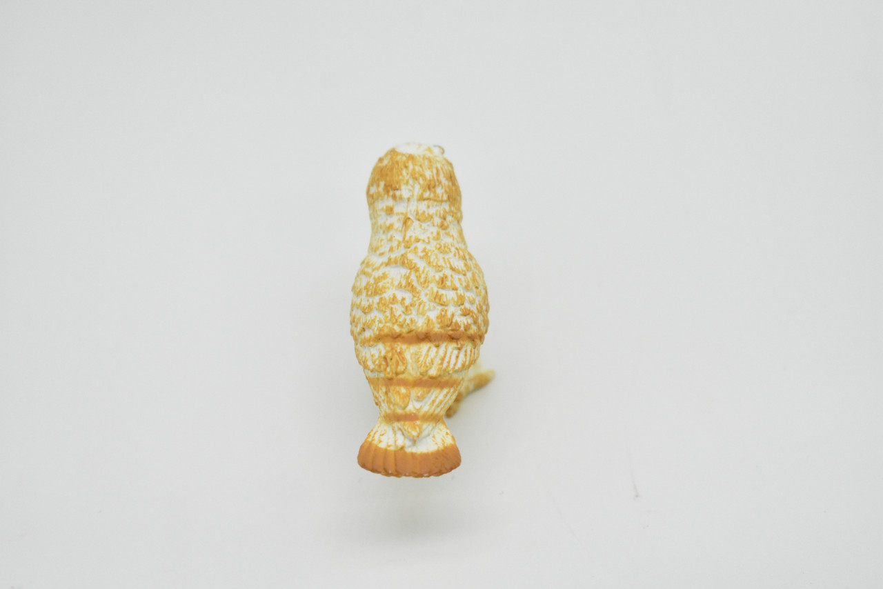 Barn Owl, Very Nice Plastic Figure, Hand Painted, Educational, Diorama, Realistic Figure, Lifelike, Replica, Toy, Kids, Gift,   2 Inches.   F1354 B9