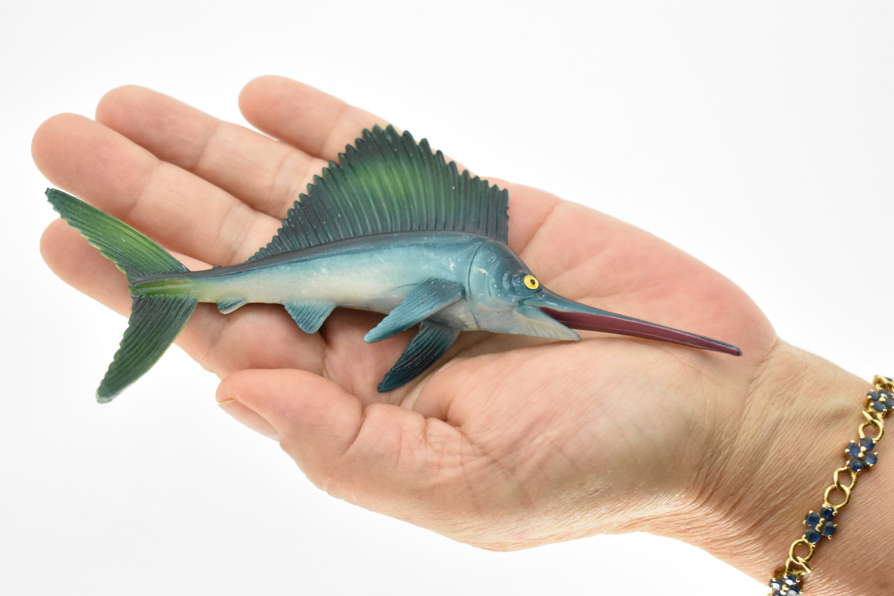Sailfish, Billfish, Very Realistic Rubber Reproduction, Hand Painted,     6"     CH020 BB72