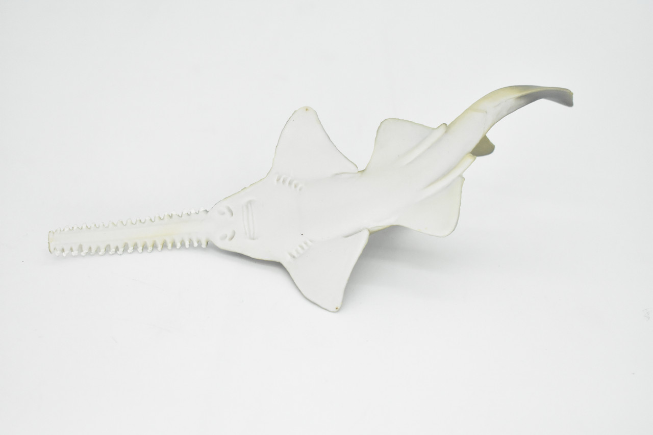 Sawfish, Carpenter shark, Ray, Very Realistic Rubber Figure, Model, Educational, Animal, Hand Painted Figurines,    6"     CH022 BB72