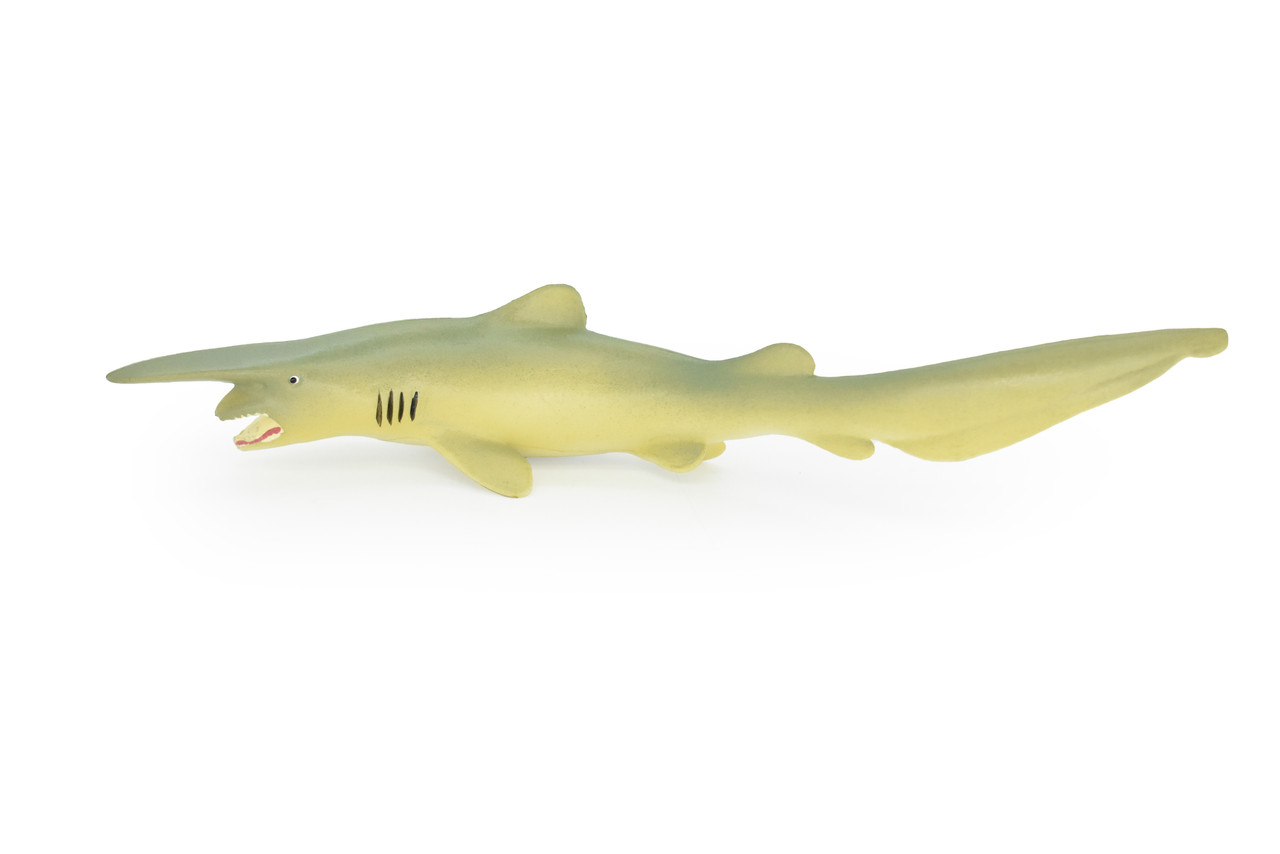 Goblin Shark, Very Realistic Rubber Figure, Model, Educational, Animal, Hand Painted Figurines,    7"     CH023 BB72