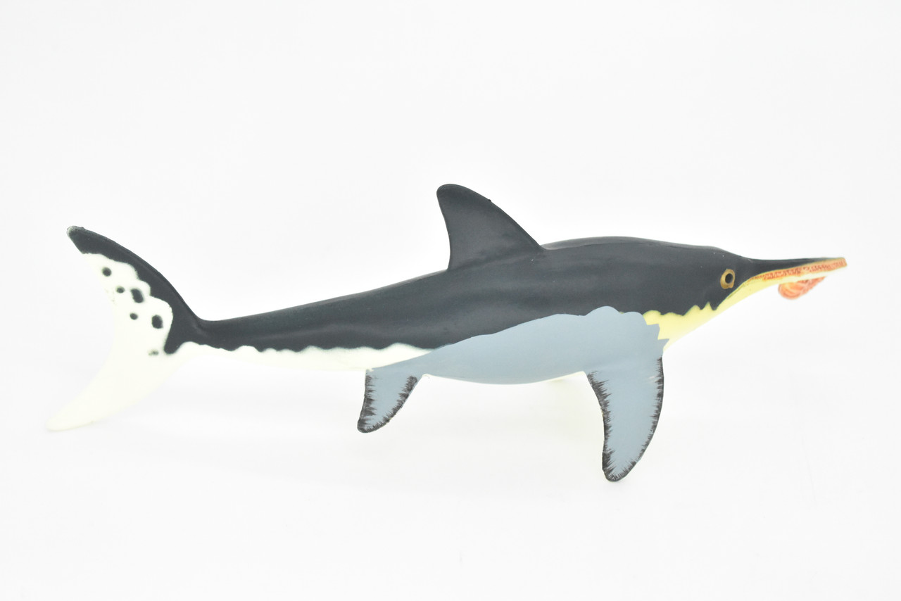 Helicoprion, Toy, Fish, Shark, Prehistoric, Very Realistic Rubber Figure, Model, Educational, Animal, Hand Painted Figurines,    8"   CH034 BB74