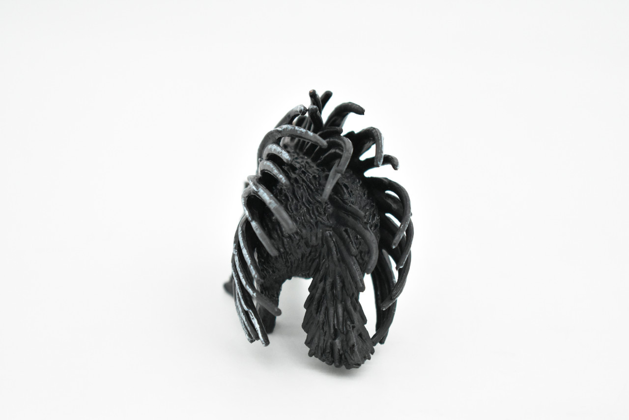 Porcupine, Quillpig, Porky, or Quillback, Very Realistic Rubber Figure, Hand Painted, Rubber Mammal, Realistic Toy Figure, Kids, Educational, 3 Inches. 