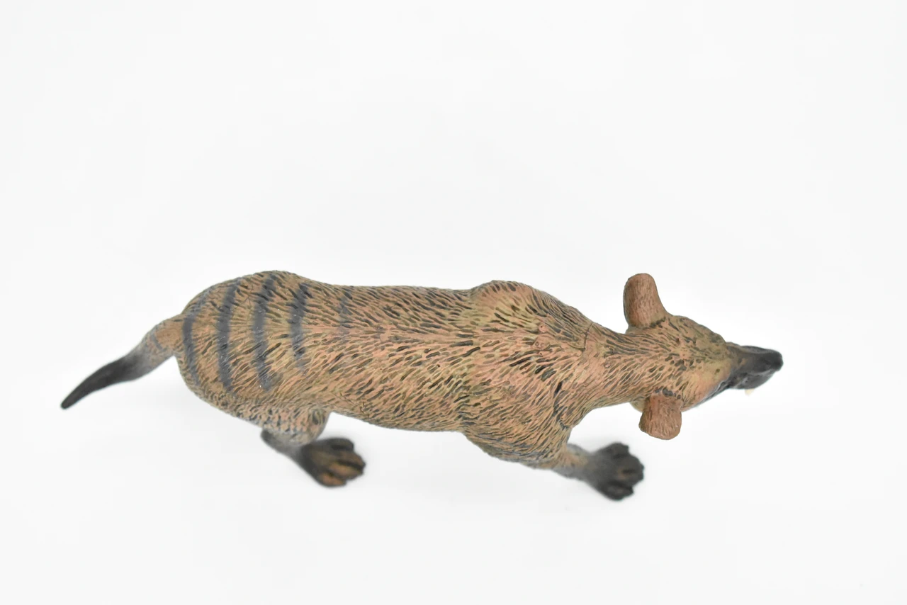 Tasmanian Tiger, Thylacine, Tasmanian wolf, Museum Quality, Hand Painted, Educational, Rubber Animal, Realistic Toy Figure, Diorama Model, Kids,  7 Inches.