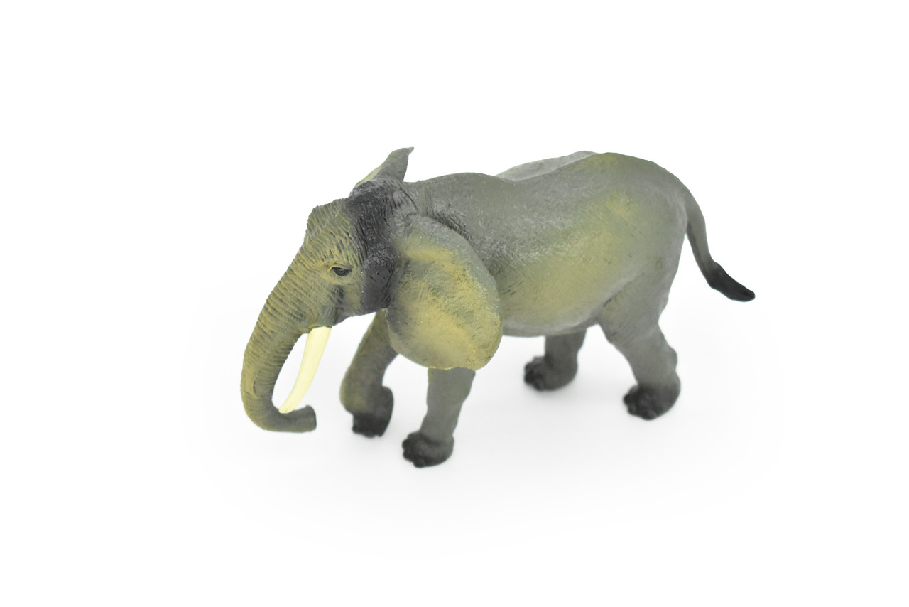 Elephant, Asian, African, Museum Quality Plastic Reproduction, Hand Painted Figurines      6"       CH134 B243