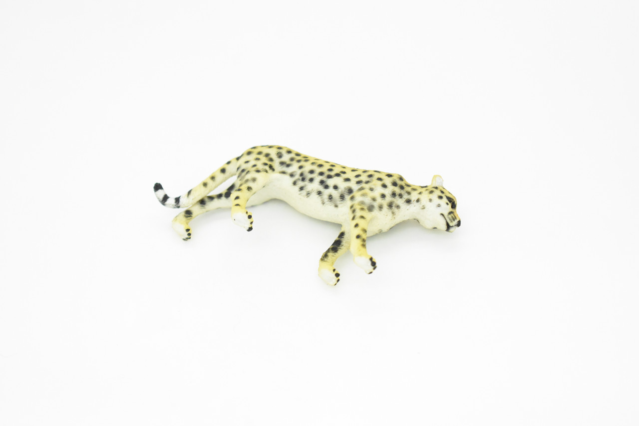 Cheetah, Cat, Africa, Very Realistic Rubber Figure, Model, Hand Painted Figurines     3.5"      CH144 B245