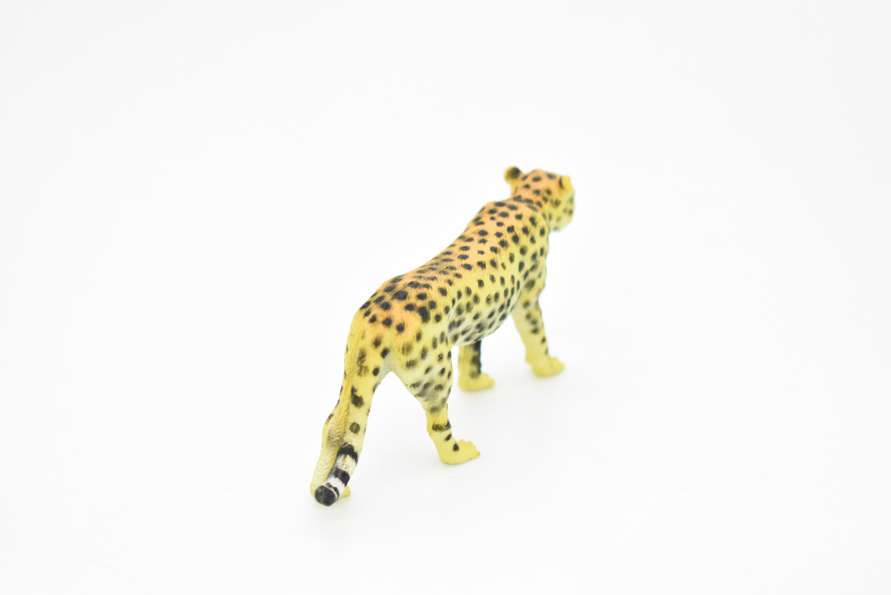 Cheetah, Cat, Africa, Very Realistic Rubber Figure, Model, Hand Painted Figurines     3.5"      CH144 B245