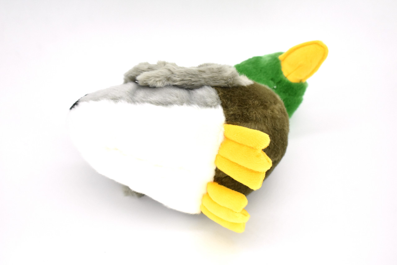Mallard Duck Plush Toy, Realistic Stuffed Animal, Male, Drake, Lifelike, Stuffed Bird, Soft, Toy, Educational, Kids, Gift, Soft Plush Bird     10"      CC29 BB9