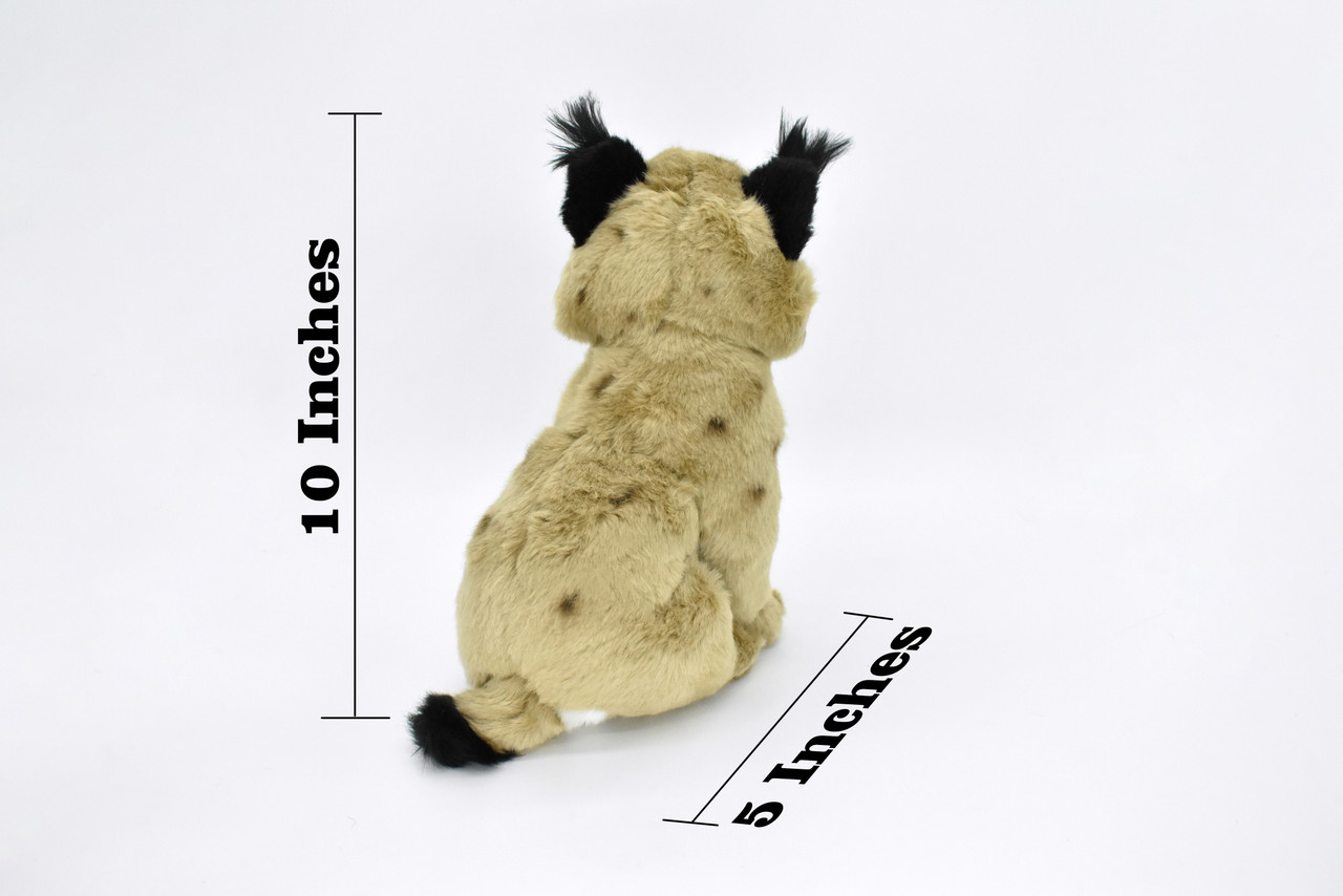 Lynx, Cat, Canada, Realistic, Lifelike, Stuffed, Soft, Educational, Animal,  Toy, Kids, Gift, Very Nice Plush Animal       10"  