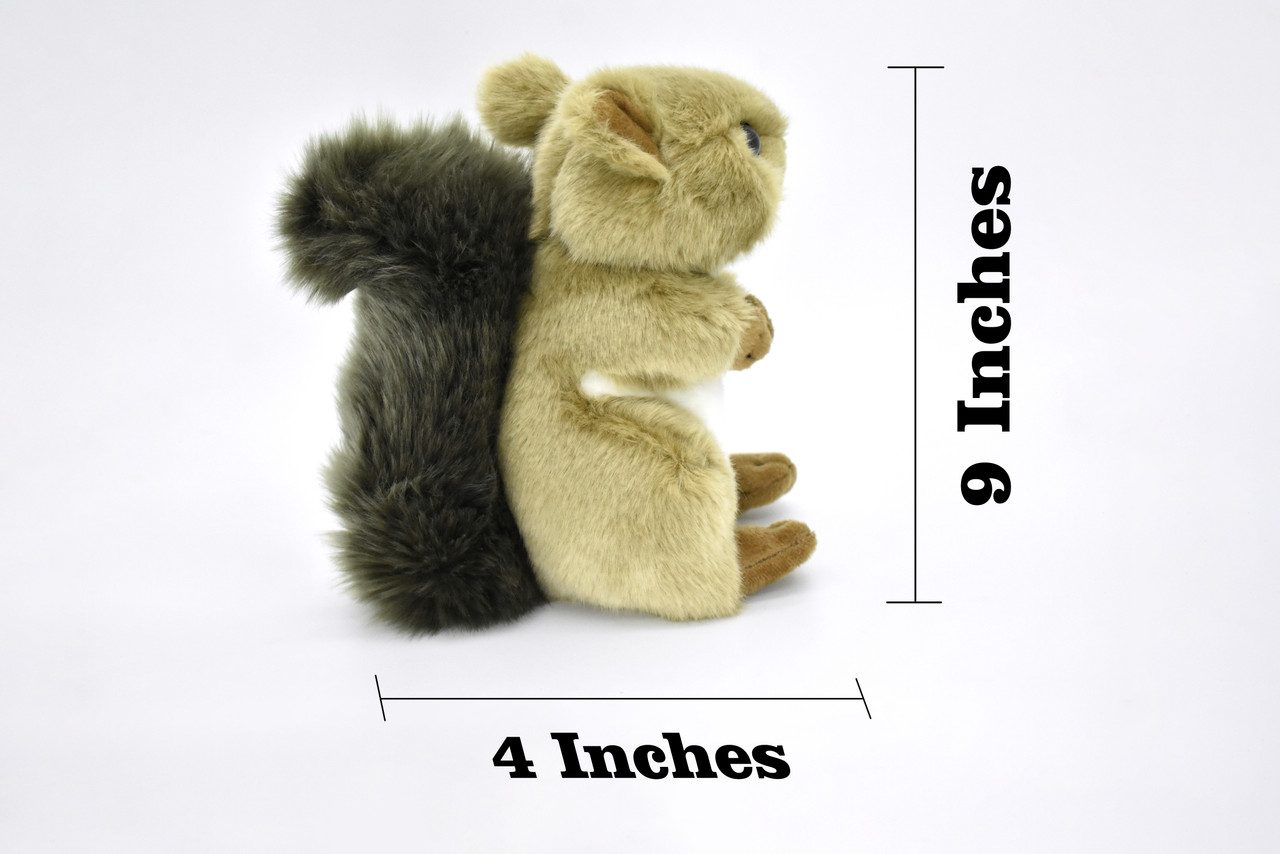 Squirrel, Realistic, Lifelike, Stuffed, Soft, Toy, Educational, Animal, Kids, Gift, Very Nice Plush Animal       8 1/2"       F4606 BB8                 