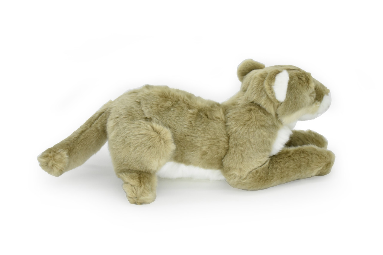 Mountain Lion, Cougar, Puma, Realistic, Lifelike, Stuffed, Soft, Toy, Educational, Animal, Kids, Gift, Very Nice Plush Animal        16"