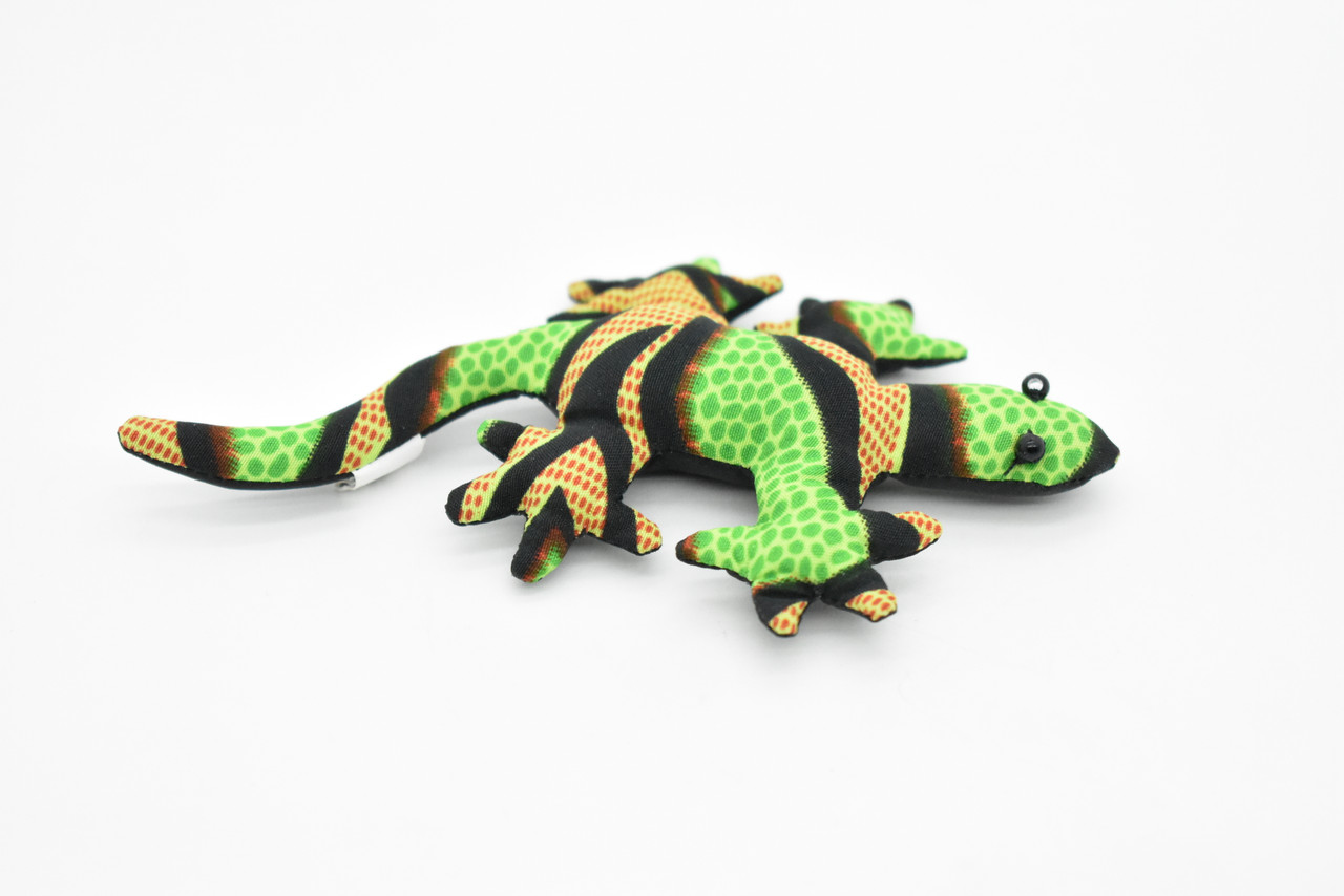 Gecko, Lizard, Reptiles, Green, HandMade, Thailand Sand Creatures, Toy, Paper Weight, Bean Bag, Cornhole        3"    TH7 BB67