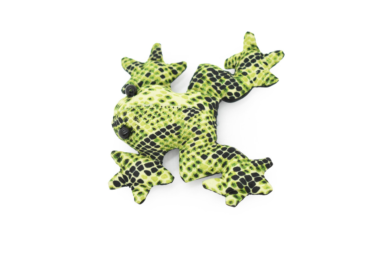 Frog, Amphibians, Green,  Hand Made, Thailand Sand Creatures, Toy, Paper Weight, Bean Bag, Cornhole,  Game,    3"   TH13 BB67