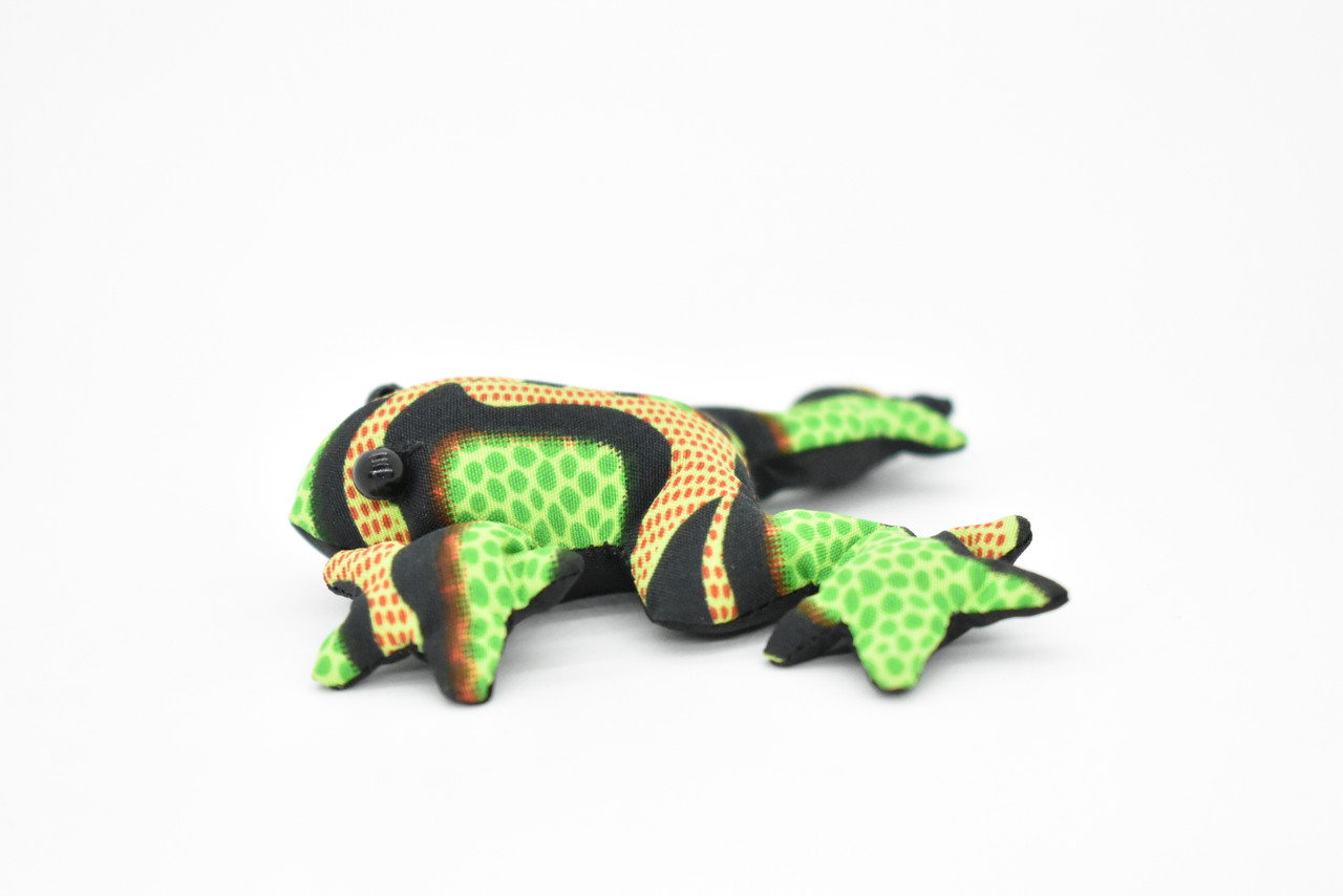 Frog, Amphibians, Green,  Hand Made, Thailand Sand Creatures, Toy, Paper Weight, Bean Bag, Cornhole, Game,      3"   TH14 BB68