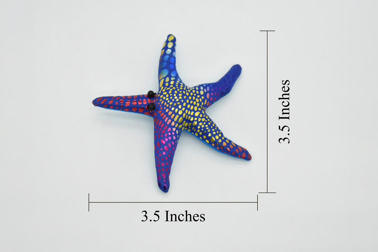 Starfish, Asteroidea, Purple, Hand Made, Thailand Sand Creatures, Toy, Paper Weight, Bean Bag, Cornhole, Game,    3 1/2"   TH23 BB67