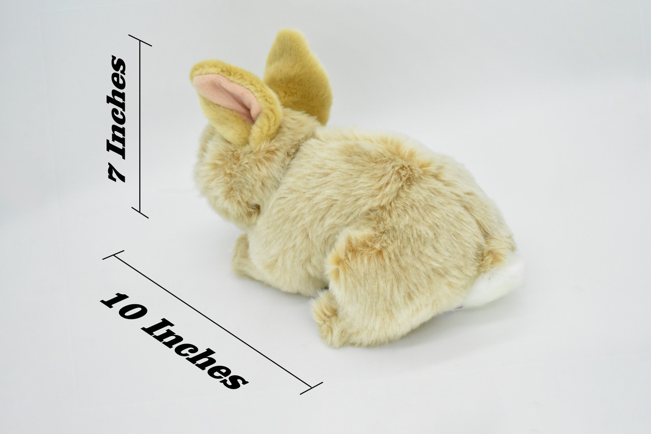 Rabbit, Very Nice Plush, Stuffed Animal, Educational, Toy, Kids, Realistic Figure, Lifelike Model, Replica, Gift,      11" 