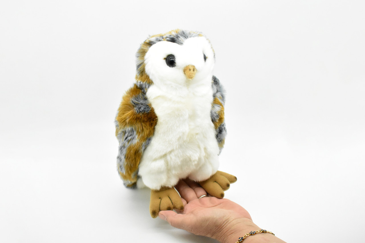 Barn Owl, Bird, Realistic, Lifelike, Stuffed, Bird, Soft, Toy, Educational, Animal, Kids, Gift, Very Nice Plush Animal         10"        F4011 BB10 
