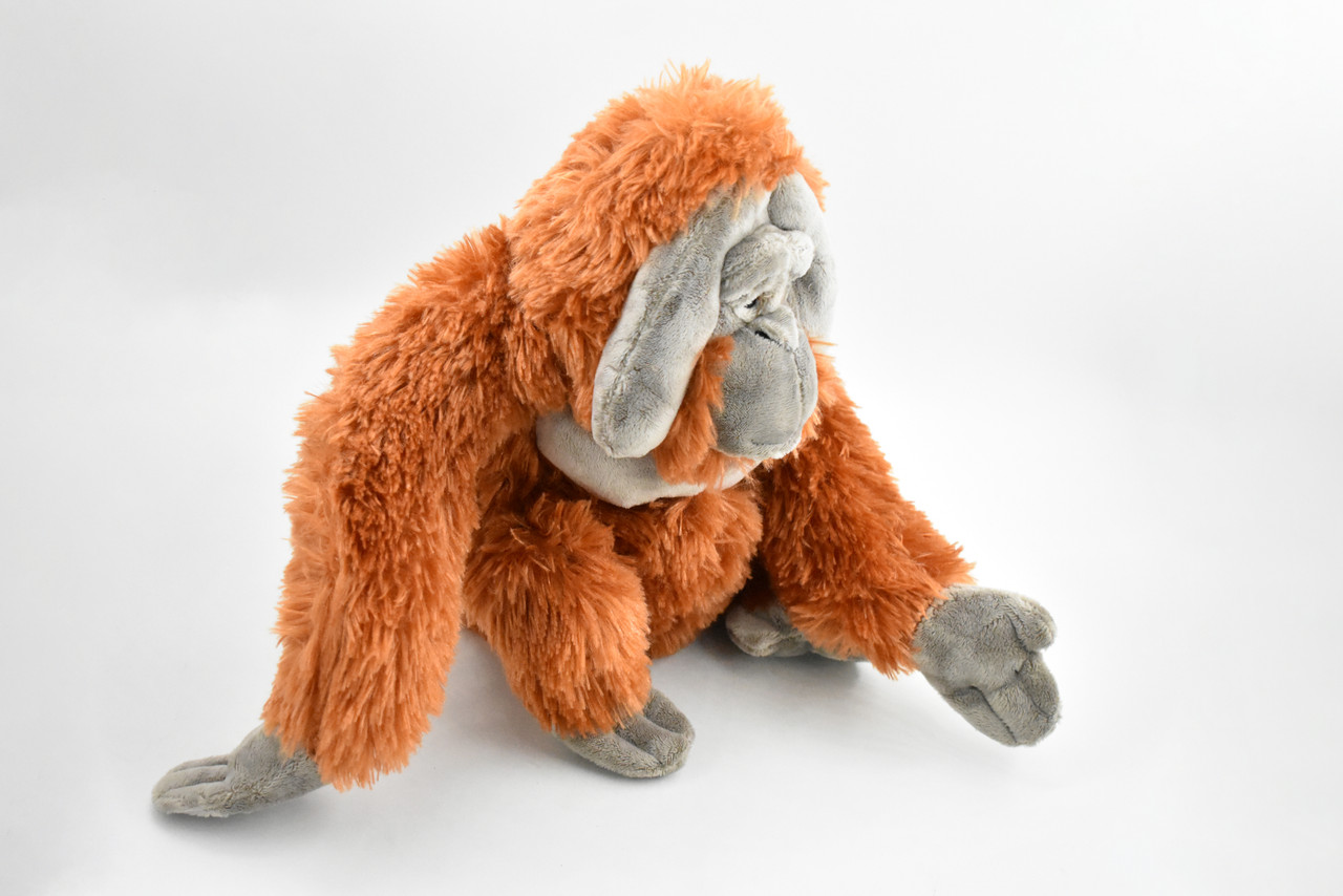 Orangutan, Monkey, Stuffed Animal, Educational, Plush Realistic Figure, Lifelike Model, Replica, Gift,     12"     WR04 B320