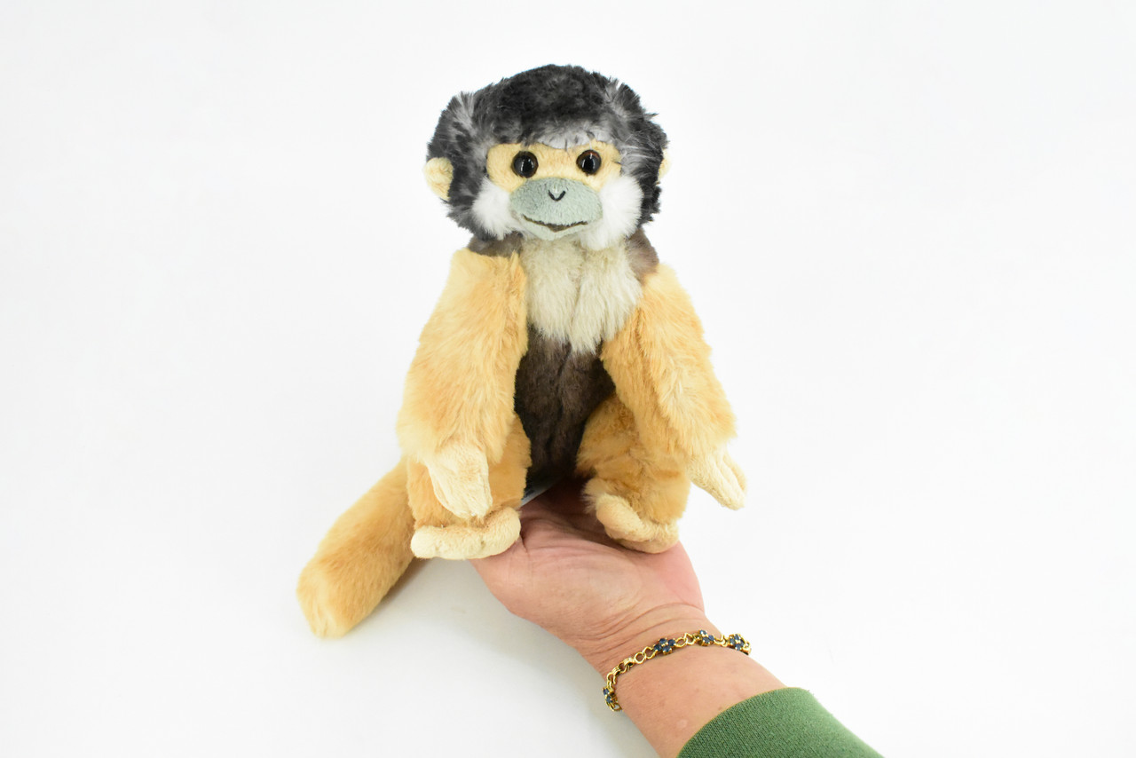 Squirrel Monkey, Saimiri, Stuffed Animal, Educational, Plush Toy, Kids, Realistic Figure, Lifelike Model, Replica, Gift,     10"     CWG300 BB98