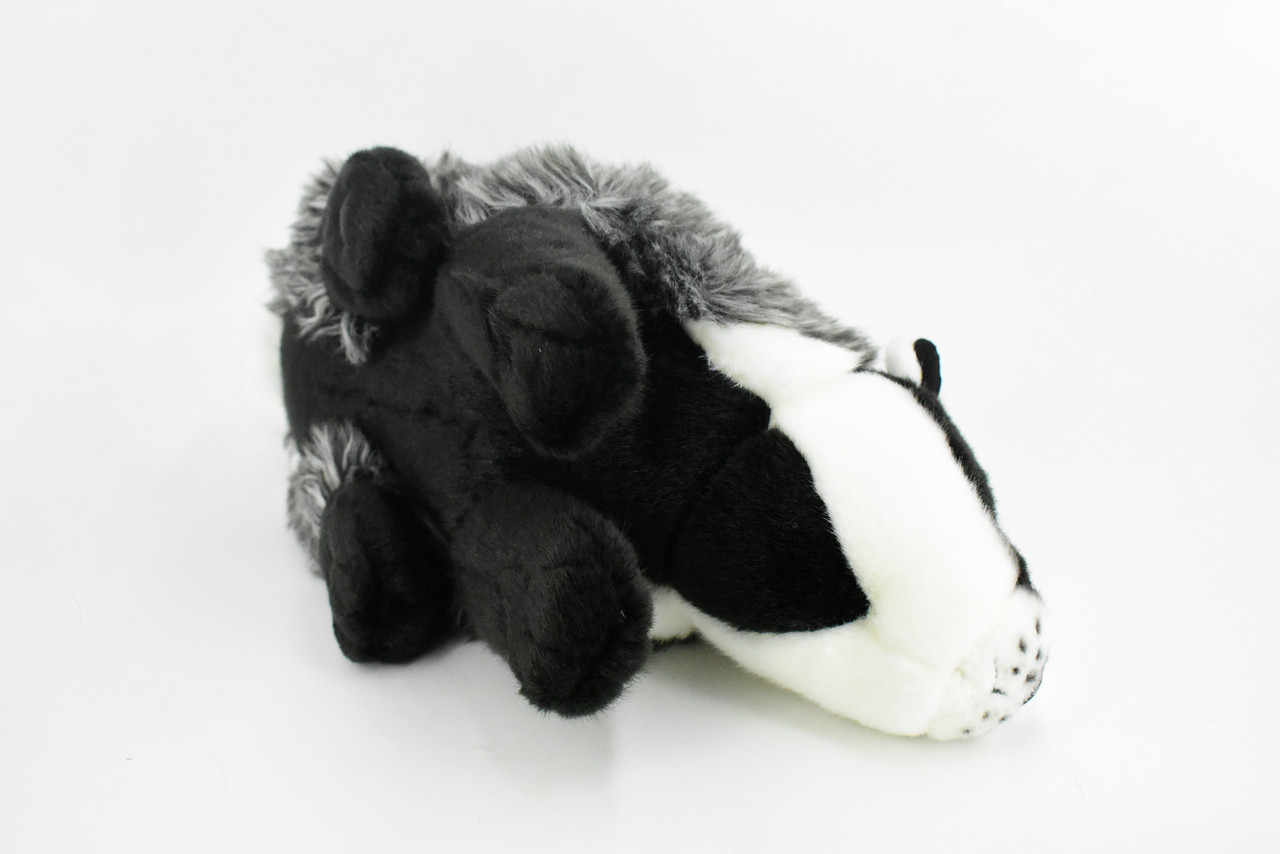 Badger Plush Toy, Realistic Stuffed Animal, Mustelidae, Lifelike Stuffed Badger, Soft, Educational, Toy, Kids, Gift,   12"  F4505 BB51