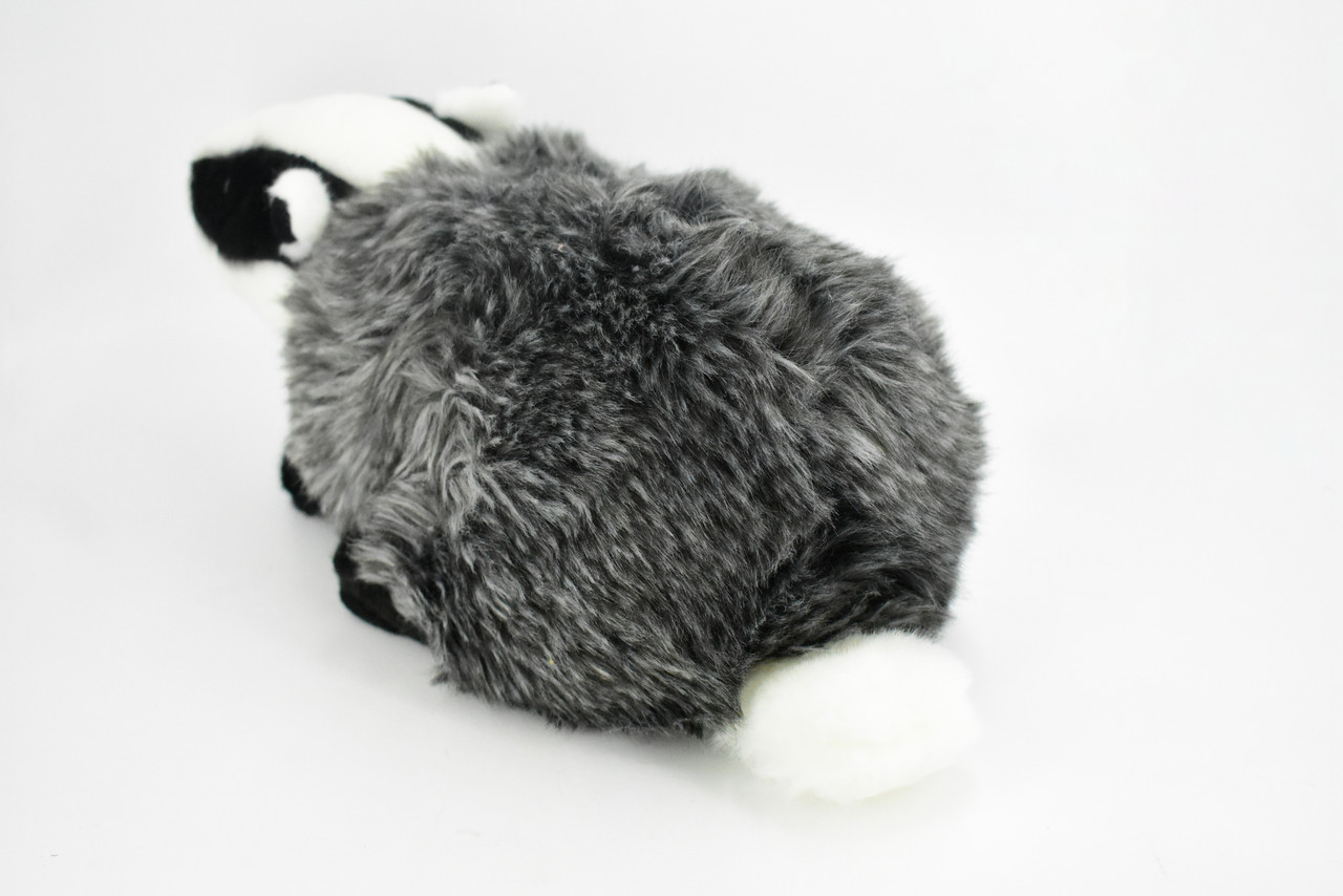 Badger Plush Toy, Realistic Stuffed Animal, Mustelidae, Lifelike Stuffed Badger, Soft, Educational, Toy, Kids, Gift,   12"  F4505 BB51