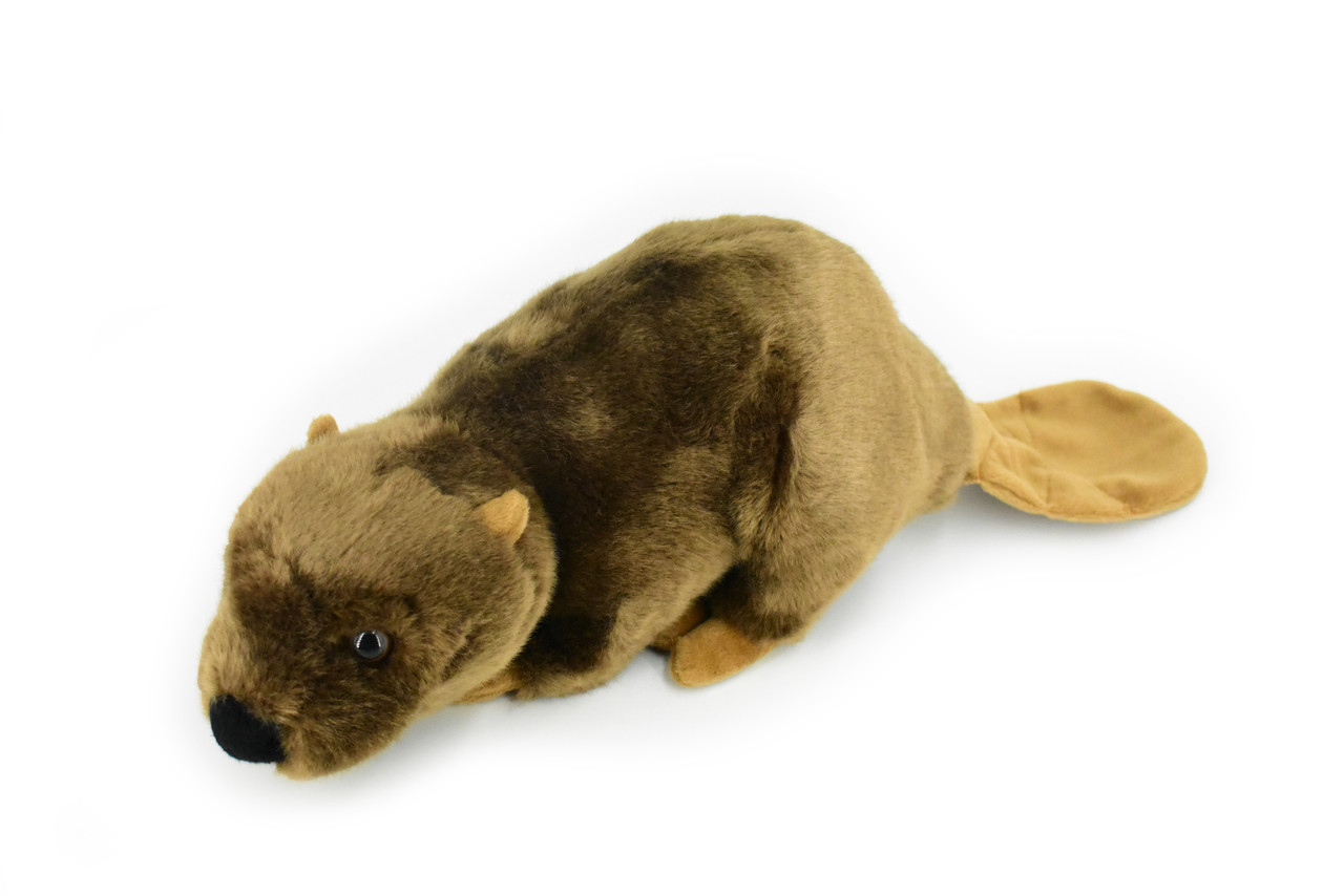 Beaver, Castor, Realistic, Lifelike, Stuffed, Soft, Toy, Educational, Animal, Kids, Gift, Very Nice Plush Animal    11"   F4503 BB51