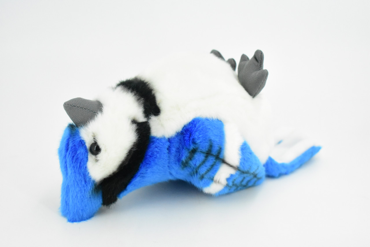 Blue Jay Plush Toy, Realistic Stuffed Animal, Bird, Lifelike, Stuffed Bird, Soft, Toy, Educational, Kids, Gift          6"       F4007 BB8
