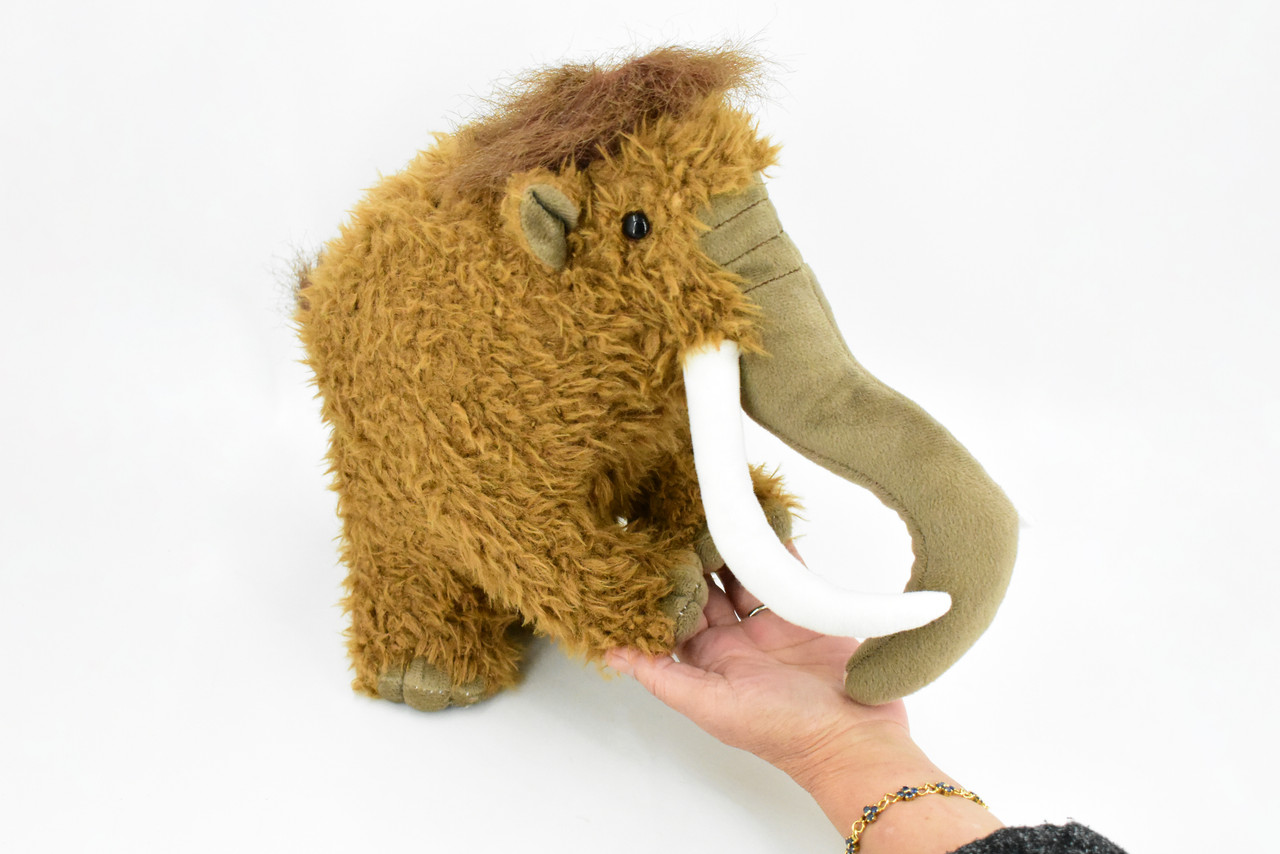 Woolly Mammoth, Ice Age, Realistic, Lifelike, Mammal, Soft, Toy, Educational, Kids, Gift, Very Nice Plush Animal,    11"   F1446 B409