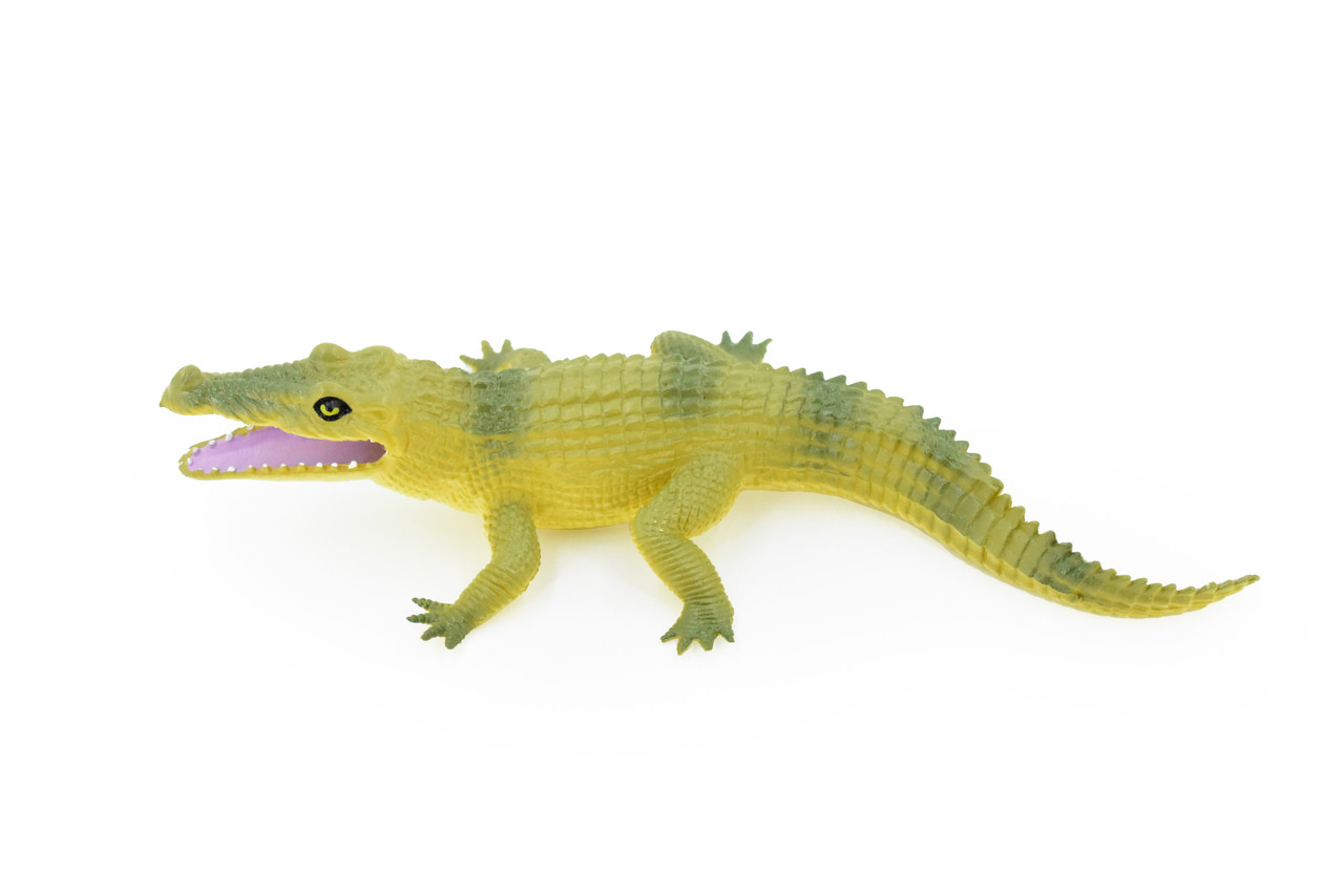 Crocodile, Alligator, Plastic Toy Reptile, Realistic Figure, Model, Replica, Kids, Educational, Gift,      7"      F8124 B229