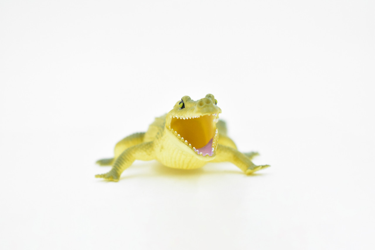 Crocodile, Alligator, Plastic Toy Reptile, Realistic Figure, Model, Replica, Kids, Educational, Gift,      7"      F8124 B229