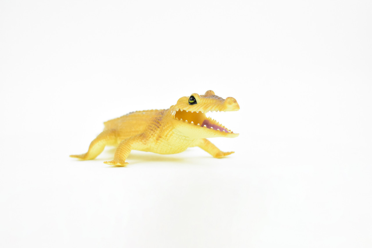 Crocodile, Freshwater Crocodile, Alligator, Plastic Toy Reptile, Realistic Figure, Model, Replica, Kids, Educational, Gift,      7"     F8126 B229