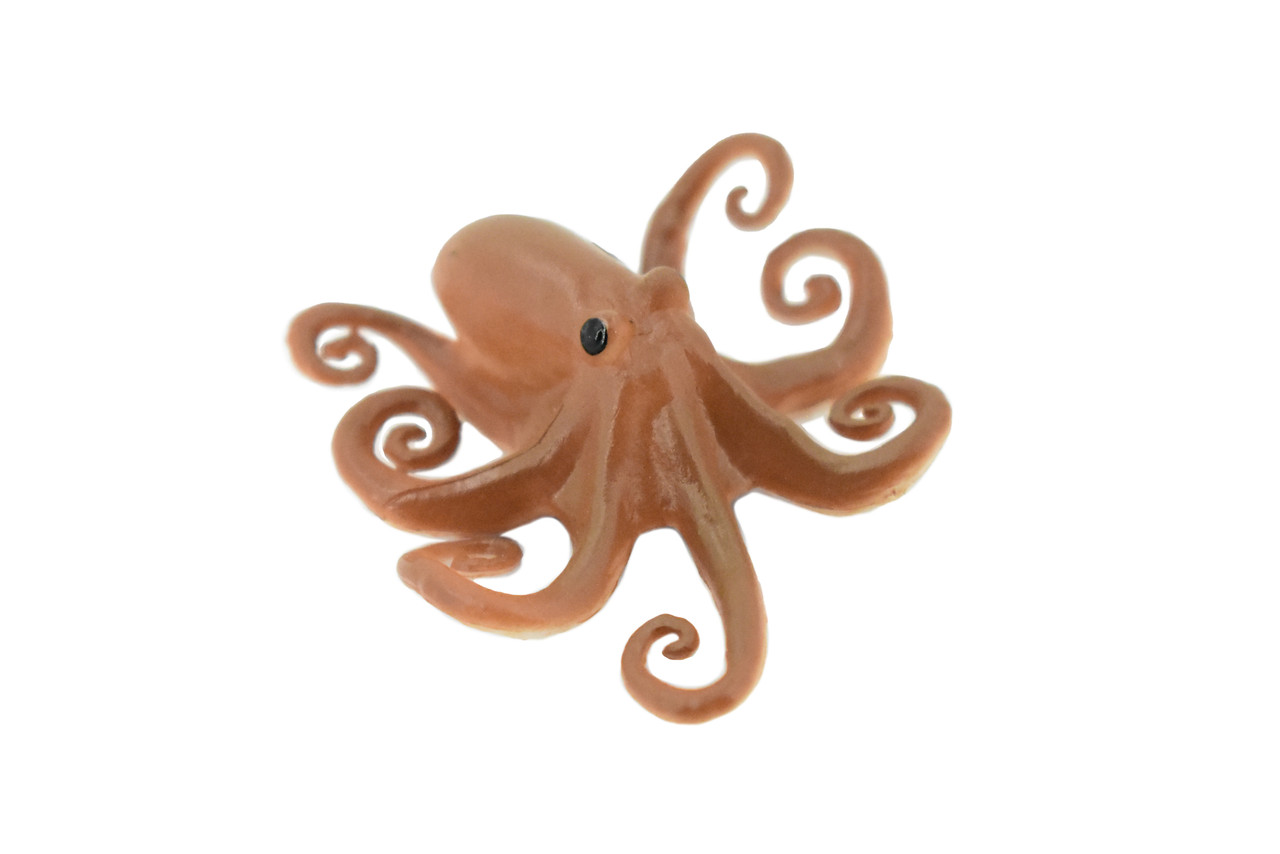 Octopus, Octopodes, Octopoda, Ocean, Deep Sea, Realistic Toy Figure, Model, Replica, Kids, Educational, Gift,     2"    CH401 BB108