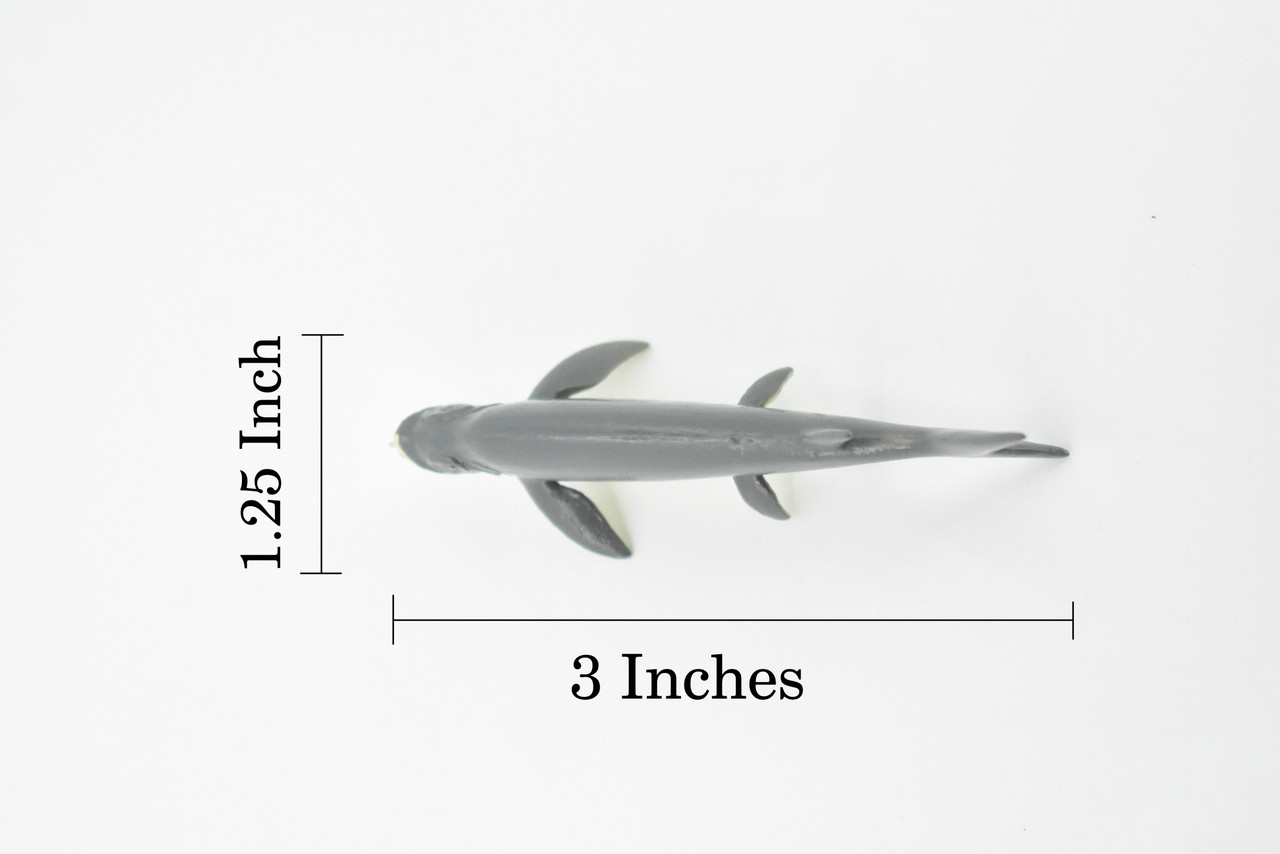 Xiphactinus, Extinct Fish, Fanged Tarpon, Rubber Animal, Realistic Toy Figure, Model, Replica, Kids, Educational, Gift,       3"       CH403 BB108