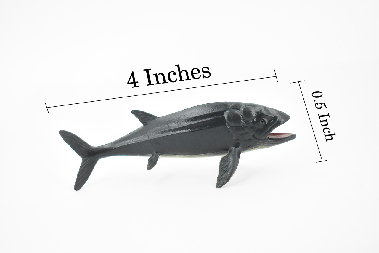 Leedsichthys, Extinct Jurassic Fish, Leeds' fish, Museum Quality, Rubber, Hand Painted, Realistic, Diorama Model, Kids, Educational,  4 Inches.  