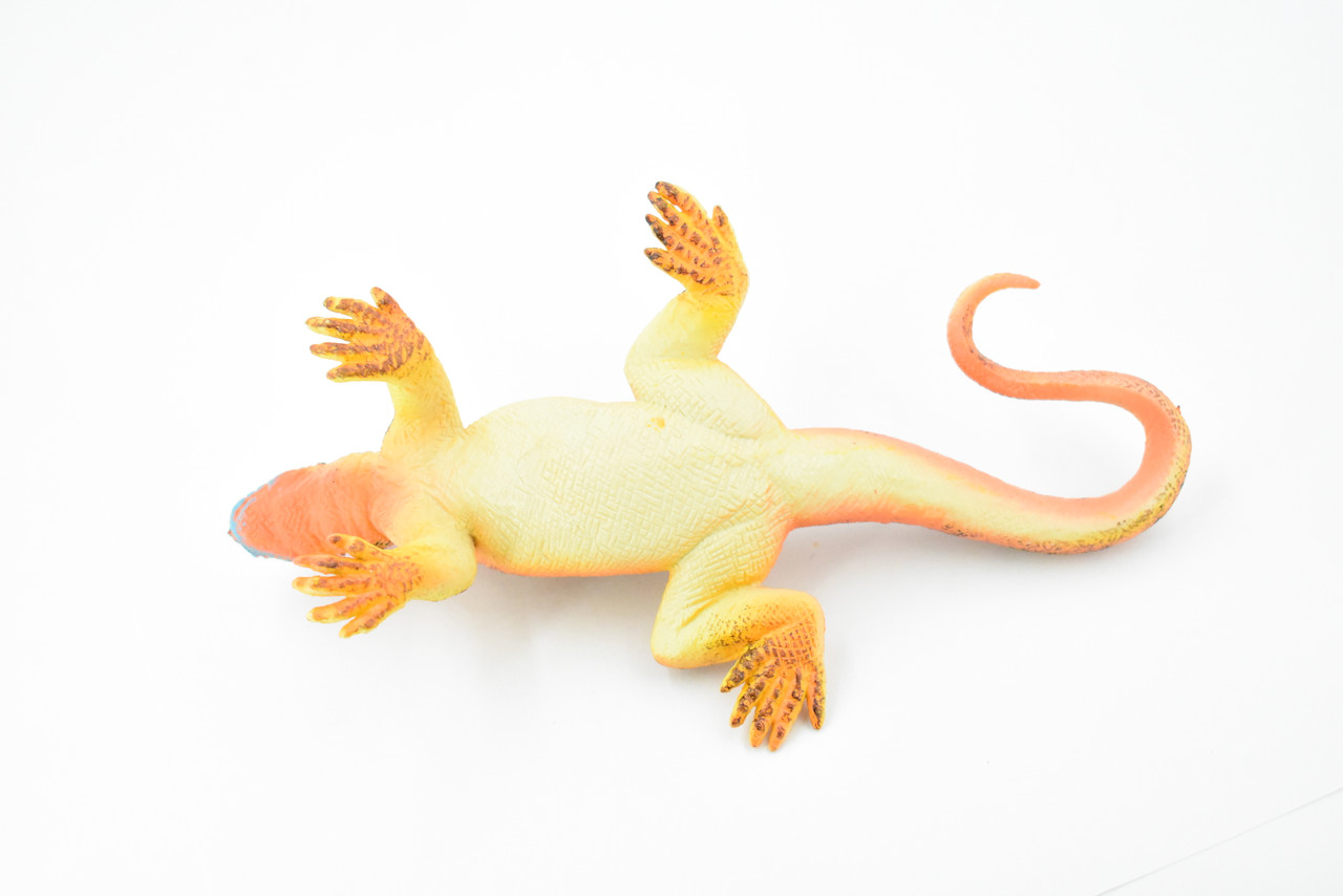 Iguana, Galapagos Marine Iguana, Museum Quality, Rubber Reptile, Hand Painted, Realistic Toy Figure, Model, Replica, Kids, Educational, Gift,      7 1/2"       CH169 BB112