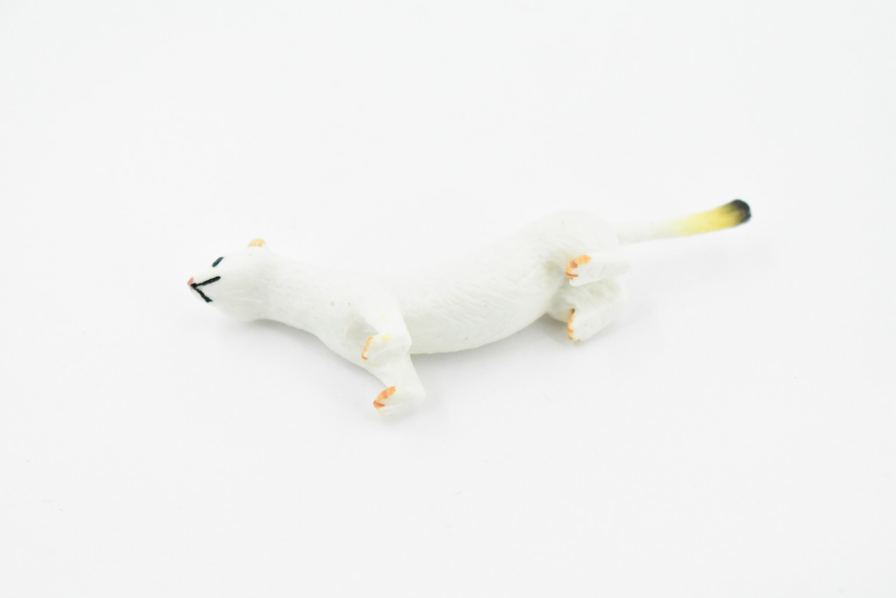 Weasel, Short Tailed Weasel, Stoat, Museum Quality, Rubber Animal, Hand Painted, Realistic Toy Figure, Model, Replica, Kids, Educational, Gift,    3 1/2"     CH171 BB113