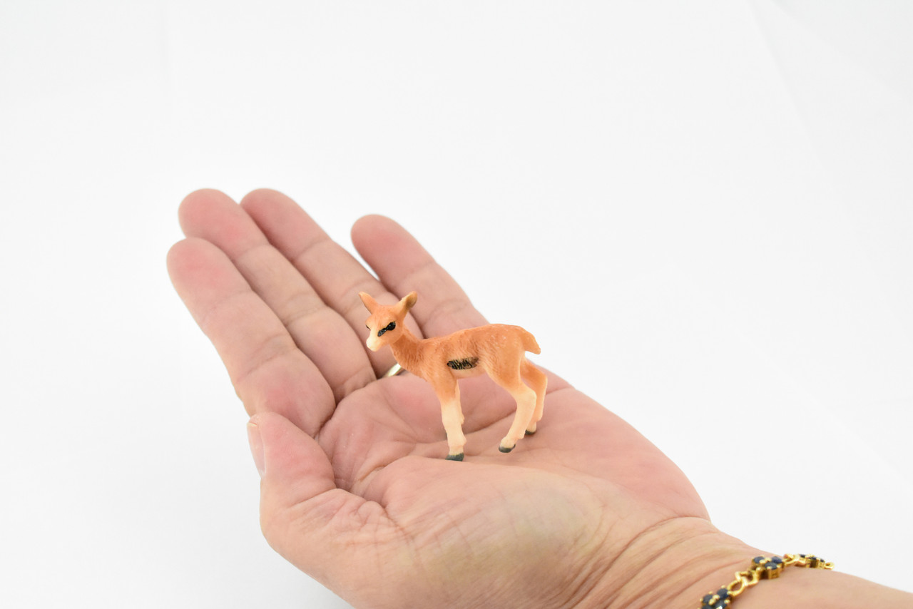 Gazelle, Baby, Antelope, Rubber Animal, Realistic Toy Figure, Model, Replica, Kids, Hand Painted, Educational, Gift,       2"     CH455 BB114