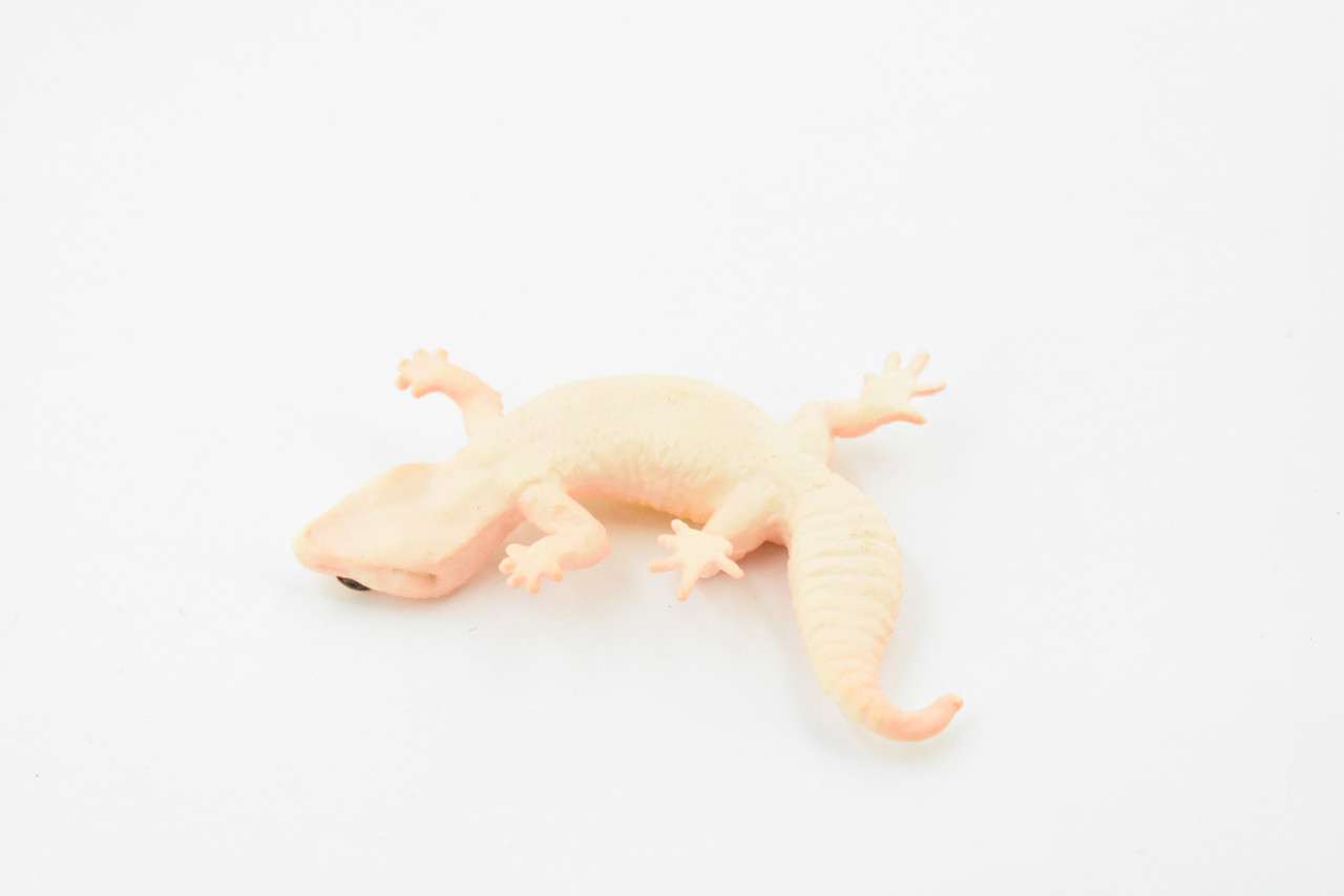 Gecko Leopard Gecko Lizard, Reptile, Hand Painted, Realistic Toy Figure, Model, Replica, Kids, Educational, Gift,      3"     CH459 BB114