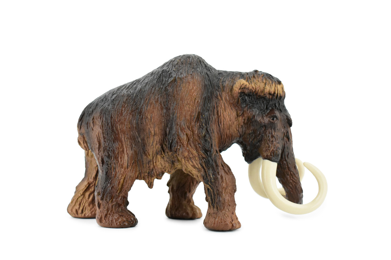 Wooly Mammoth, Prehistoric Mammal, Museum Quality, Hand Painted, Realistic Toy Figure, Model, Replica, Kids, Educational, Gift,     7"     CH187 BB115