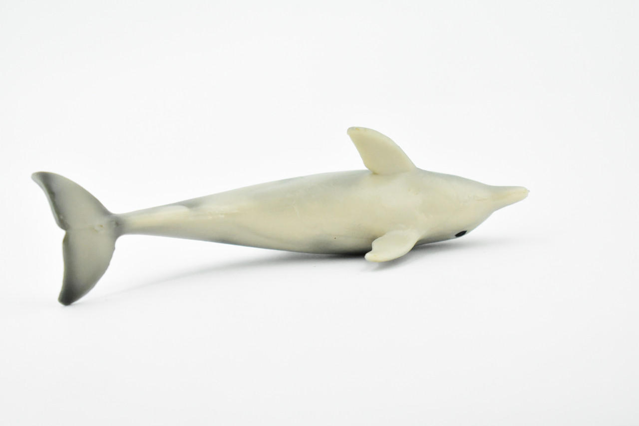 Dolphin, Bottlenose, Baby, Calf, Museum Quality, Hand Painted, Rubber Fish, Realistic Toy Figure, Model, Replica, Kids, Educational, Gift,      4"    CH203 BB117