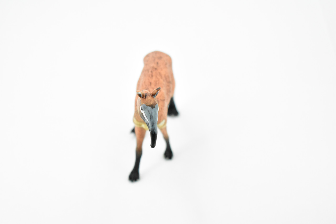 Macrauchenia, Extinct Llama, Museum Quality, Hand Painted, Rubber Toy Figure, Realistic  Model, Replica, Kids, Educational, Gift,      5"    CH216 BB118