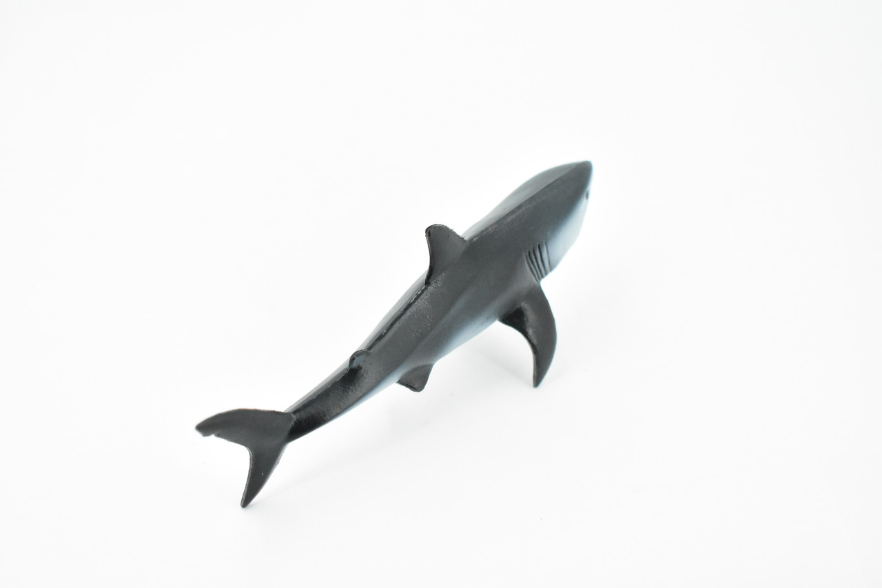 Shark, Great White Shark, Museum Quality, Rubber Fish, Hand Painted, Realistic Toy Figure, Model, Replica, Kids, Educational, Gift,     5"     CH218 BB119