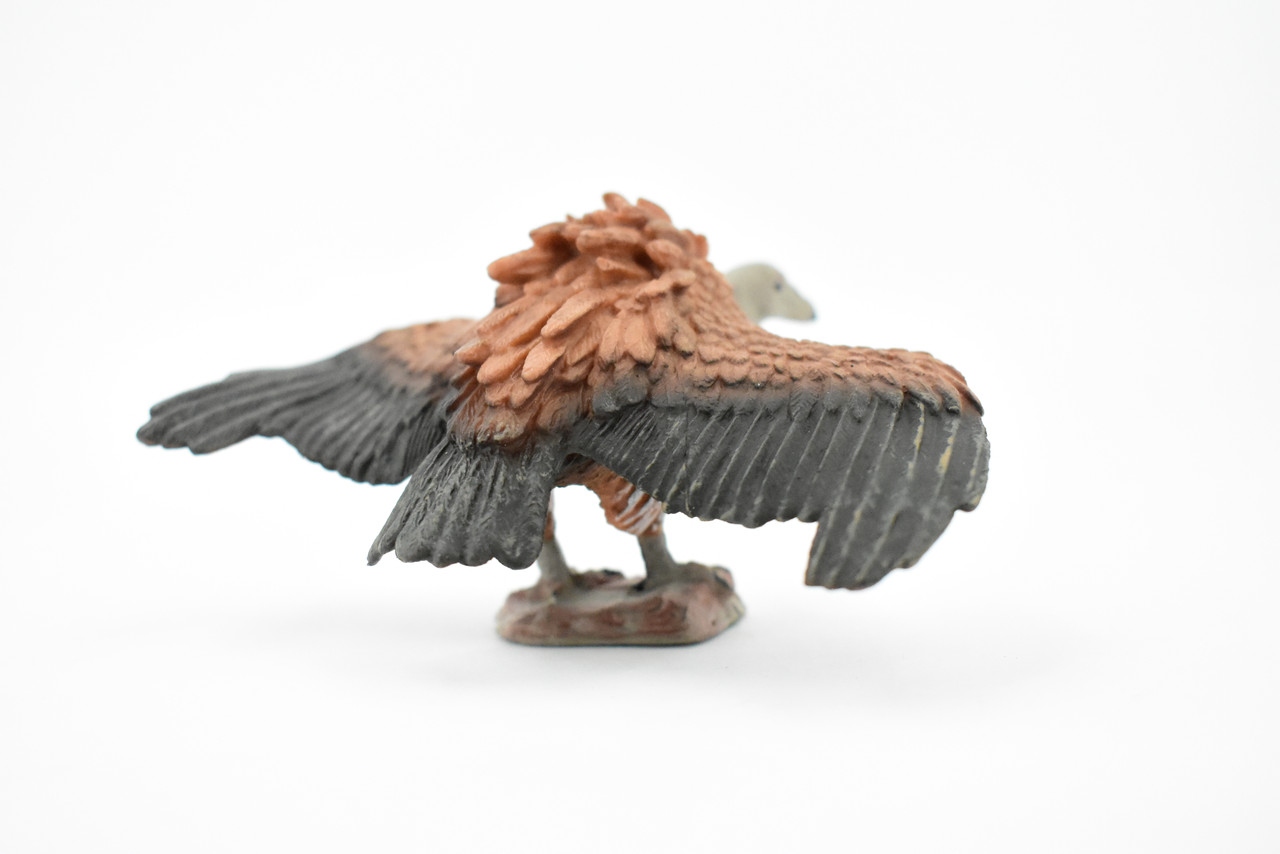Vulture, Museum Quality, Rubber Bird, Hand Painted, Realistic Toy Figure, Model, Replica, Kids, Educational, Gift,     4"     CH228 BB119