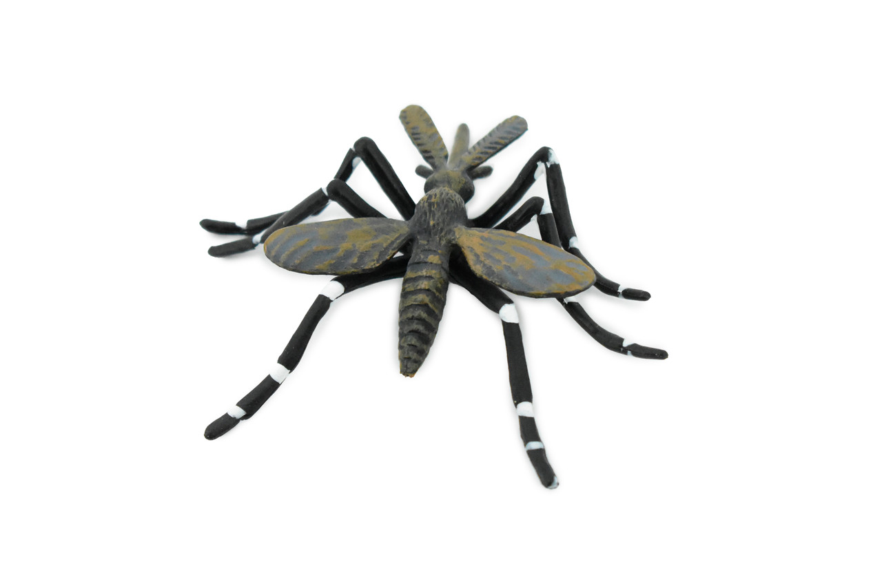 Mosquito, Rubber Insect, Hand Painted, Realistic Toy Figure, Model, Replica, Kids, Educational, Gift,     3"    CH232 BB119