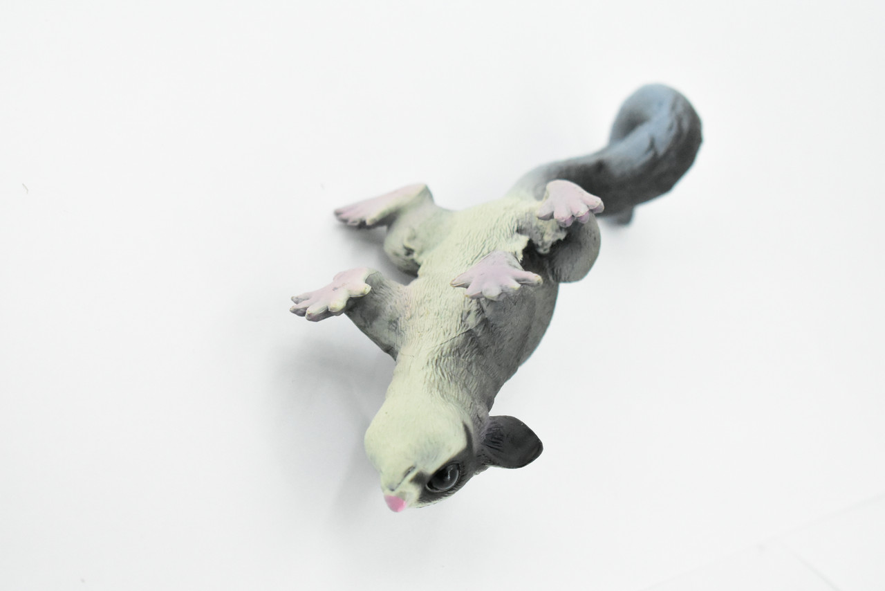 Sugar Glider, Fying Squirrel, Gliding Possum, Museum Quality, Hand Painted, Rubber Mammal, Realistic Toy Figure, Replica, Kids, Educational, Gift,    7"    CH241 BB122
