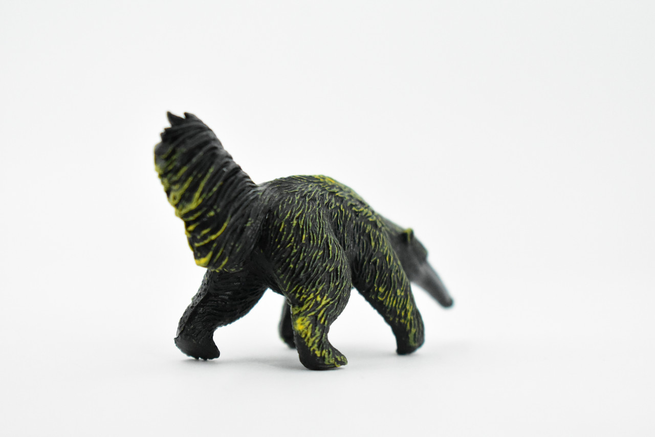 Anteater, Vermilingua, Hand Painted, Very Realistic Rubber Mammal, Toy Model, Educational, Gift,      3"    CH260 BB123
