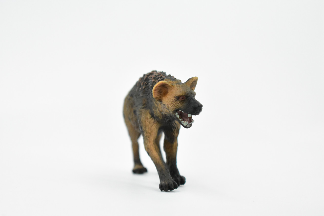 Hyena, Hyaena, Spotted, Museum Quality, Hand Painted, Rubber, Realistic Toy Figure, Model, Replica, Kids, Educational, Gift,       31/2"     CH306 BB129