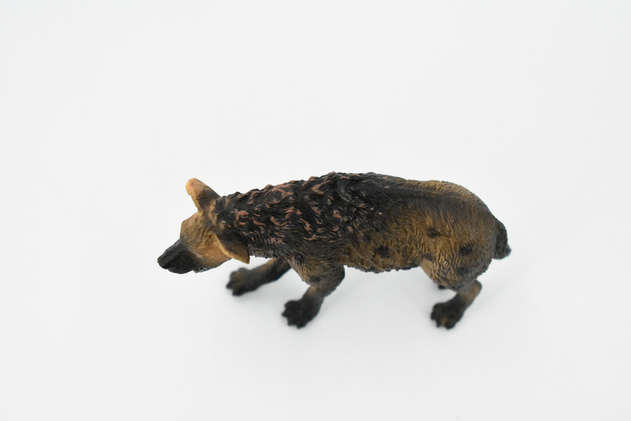 Hyena, Hyaena, Spotted, Museum Quality, Hand Painted, Rubber, Realistic Toy Figure, Model, Replica, Kids, Educational, Gift,       31/2"     CH306 BB129